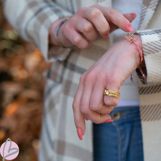 IXXXI Complete ixxxi ring goud steen