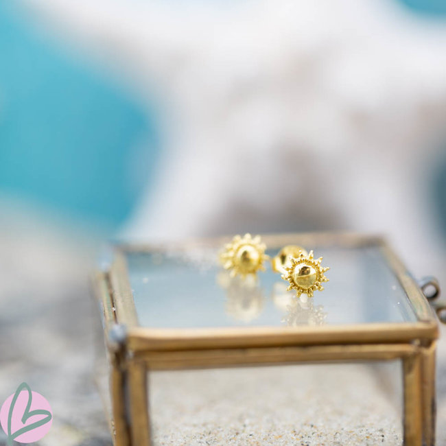 Symbols Silver 925 sun goldplated