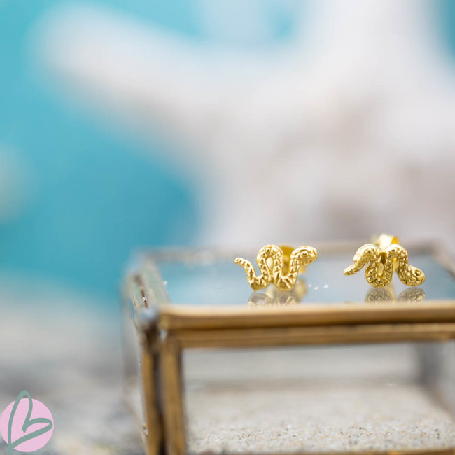 Karma Symbols Snake Goldplated
