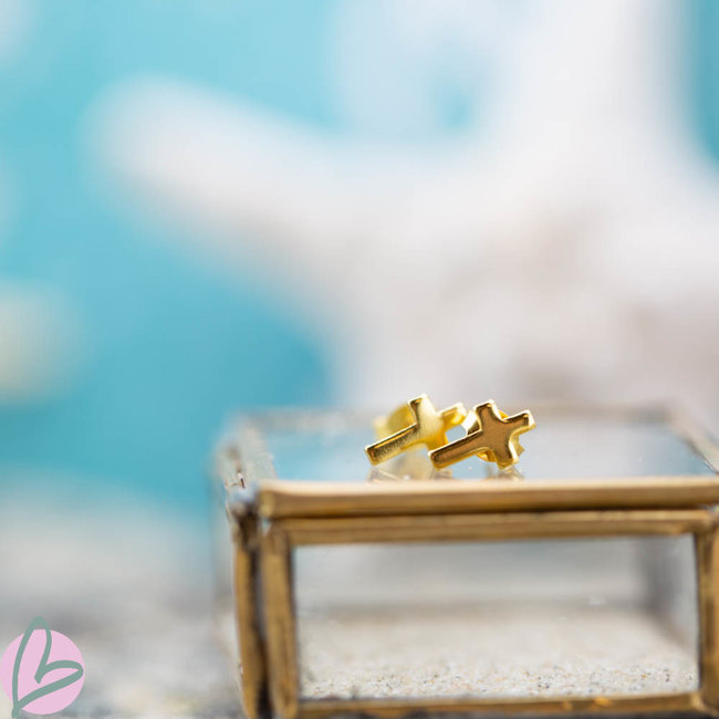 Symbols Mini Cross gold