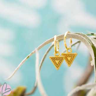 KARMA Hoops Symbols Triangle Gold  bewerkt