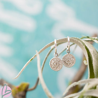 KARMA Hoops Symbols Sun Coin - Silver 925