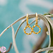 KARMA Hoops Symbols Open Circle TWISTED LOOSE Goldplated