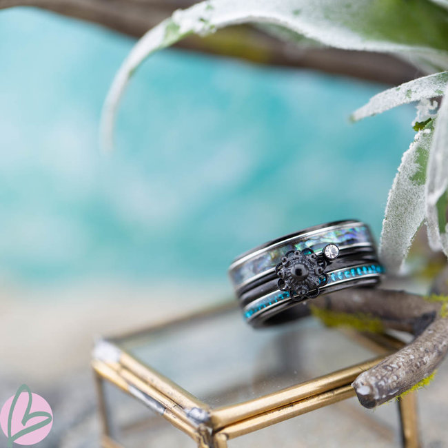 IXXXI aanschuifring 2mm met Zeeuwse knop zwart