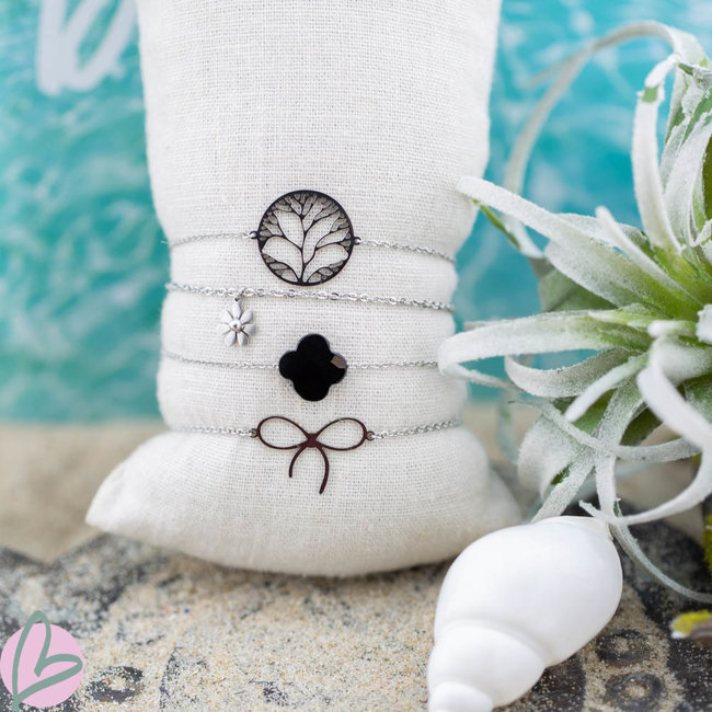 ZAG  Bijoux Armband zilver met strik