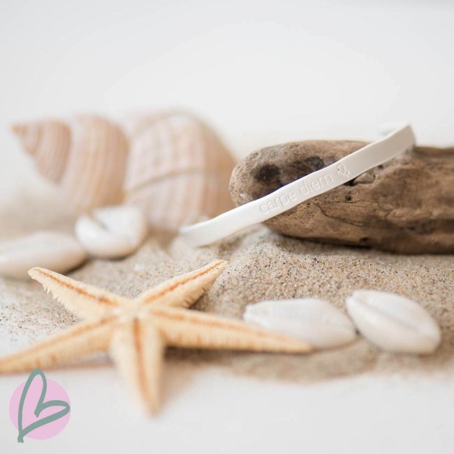 Biba armband matzilver 'BFF/ Besties/Go Bananas