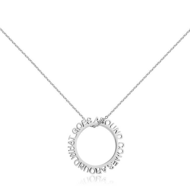 Beadle What goes around comes around ketting zilver