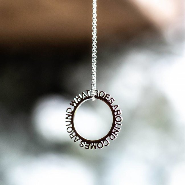 What goes around comes around ketting zilver