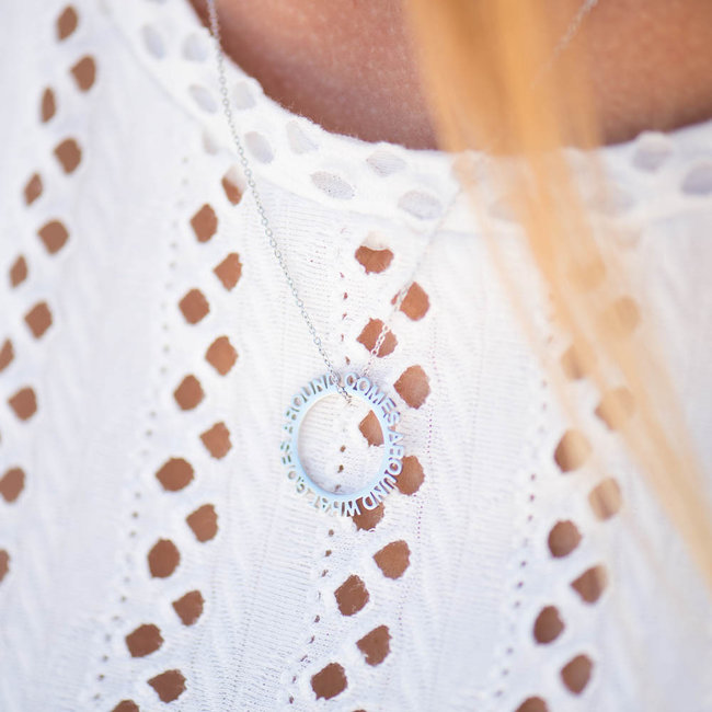 What goes around comes around ketting zilver