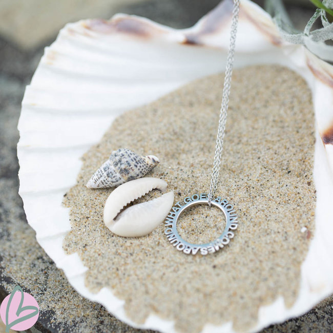 Beadle What goes around comes around ketting zilver