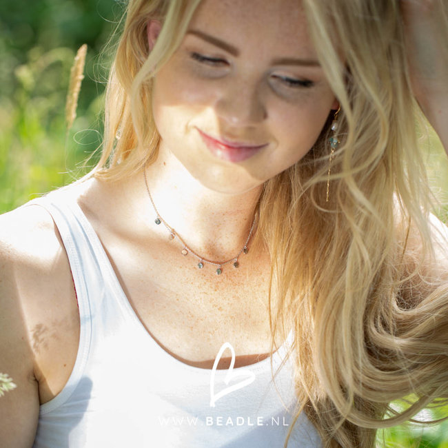 Karma Necklace muntjes zilver 925