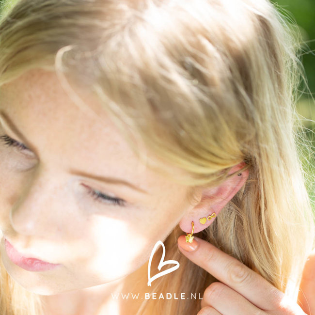 KARMA karma goud oorringen vlinder