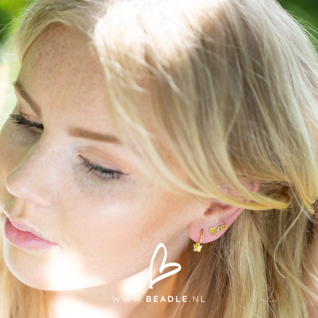 KARMA karma goud oorringen vlinder