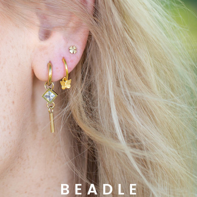 Day & Eve by Go Dutch Label Klaver vier oorstekers goud