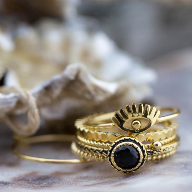 Charmins Ring shiny iconic goud