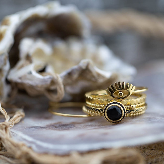 Charmins Ring shiny iconic goud