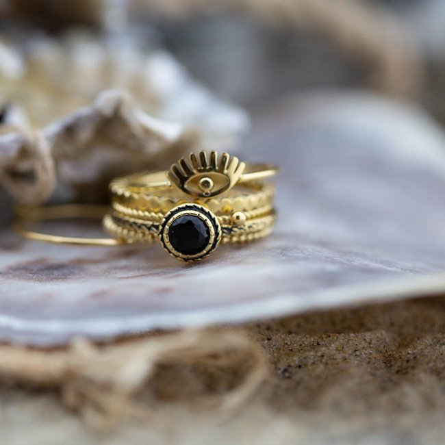 Charmins Ring shiny iconic goud