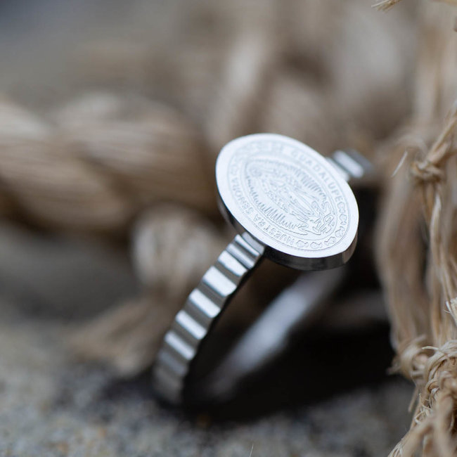 Charmins Stapelring charmins Maria Shiny Staal