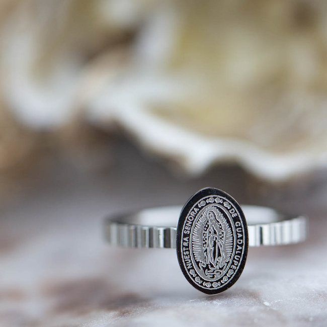 Charmins Stapelring charmins Maria Shiny Staal