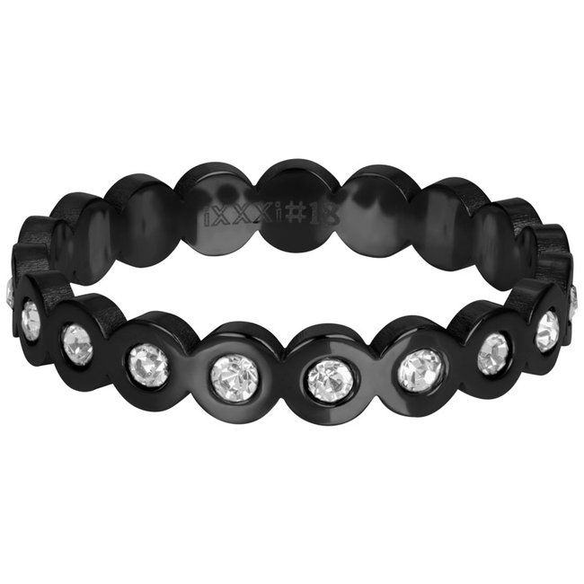 Big circle stone zwart ixxxi