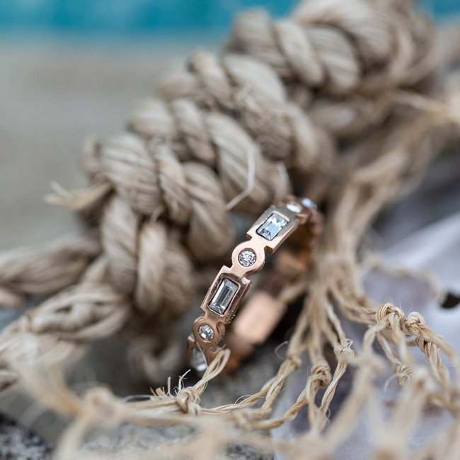 Excellent ring rosegoud ixxxi