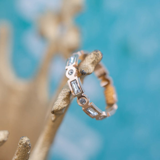 Excellent ring rosegoud ixxxi