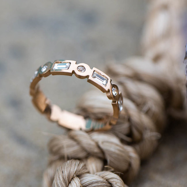 Excellent ring rosegoud ixxxi