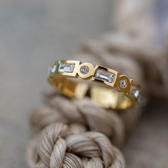Excellent ring goud ixxxi