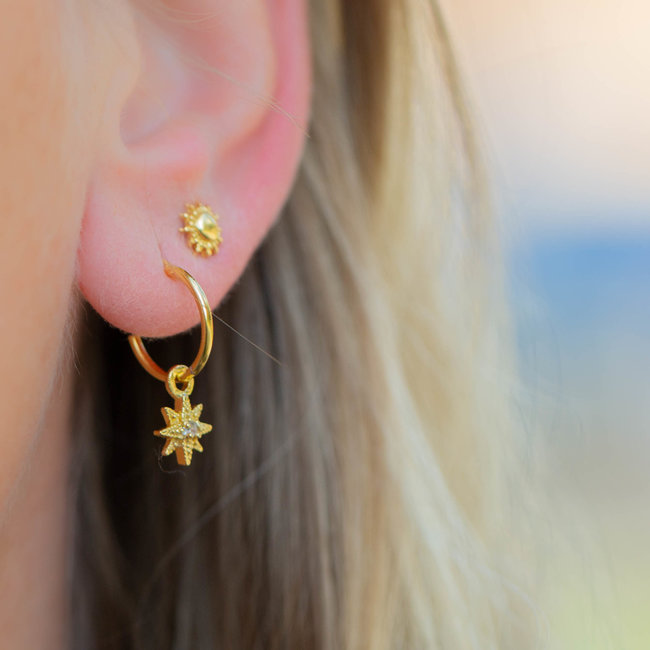 KARMA Symbols Silver 925 sun goldplated