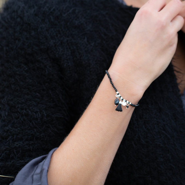 Biba Kralen bandjes zwart