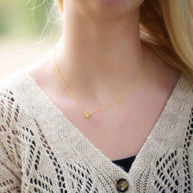 Karma ketting goud panter