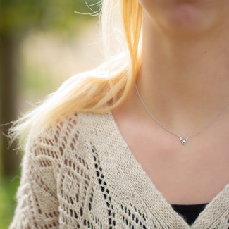 KARMA Zilver ketting met tijger kop