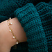 ZAG  Bijoux Goud armband met witte parels