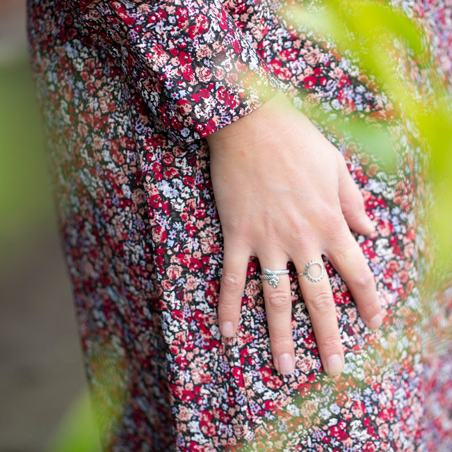 Beadle Zilverkleurige ringen