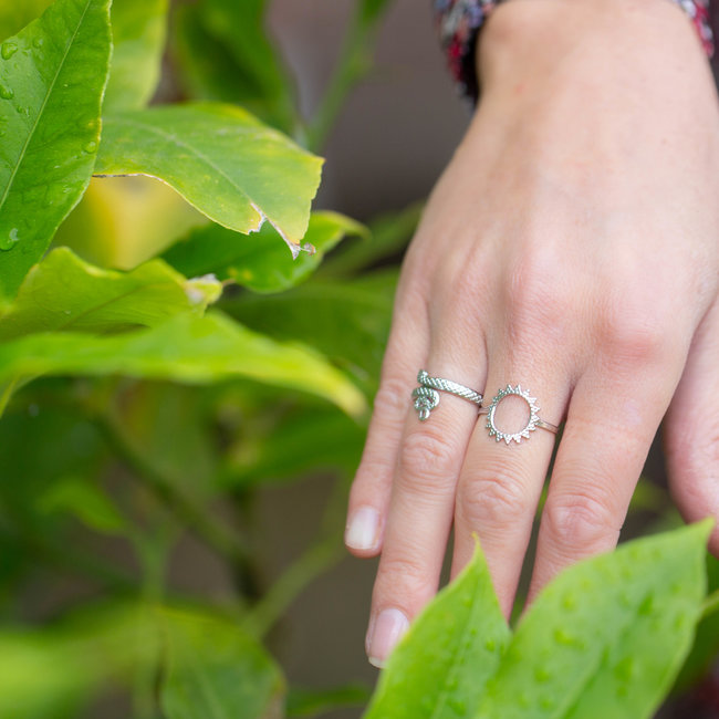 Beadle Zilverkleurige ringen