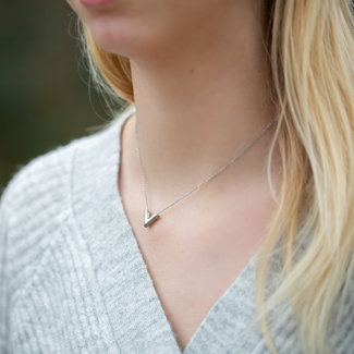 Day & Eve by Go Dutch Label Zilver V ketting