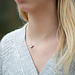 Day & Eve  Zilver V ketting