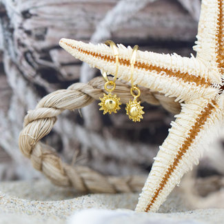 KARMA Hoops Symbols Sun Goldplated