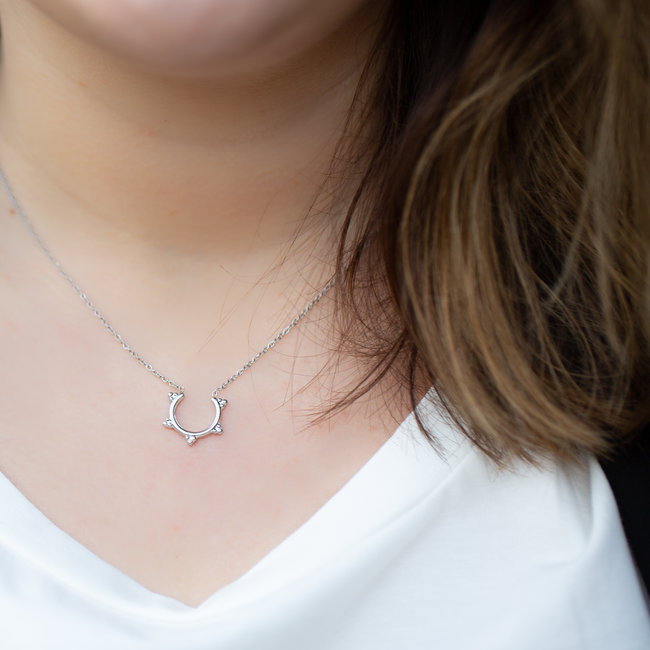 Day & Eve  Stalen zilver ketting