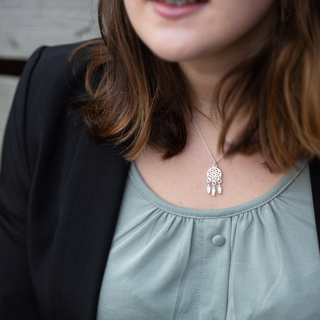 Ketting zilver dromenvanger