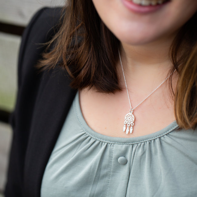 Ketting zilver dromenvanger