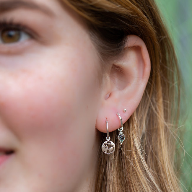 Hoops Symbols Earth - Silver 925