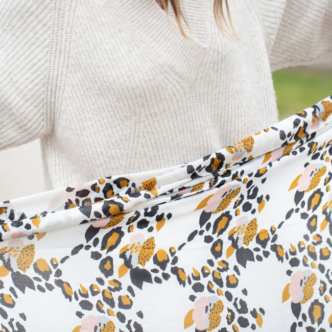 Leo print sjaal