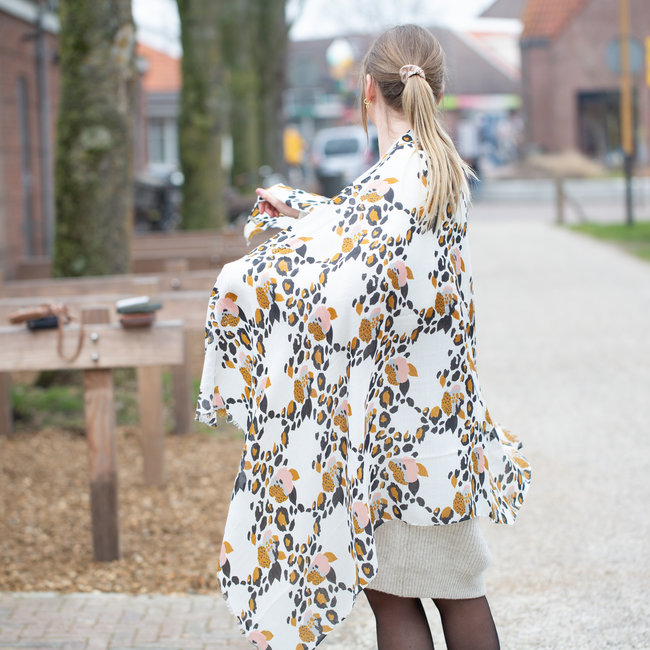 Leo print sjaal