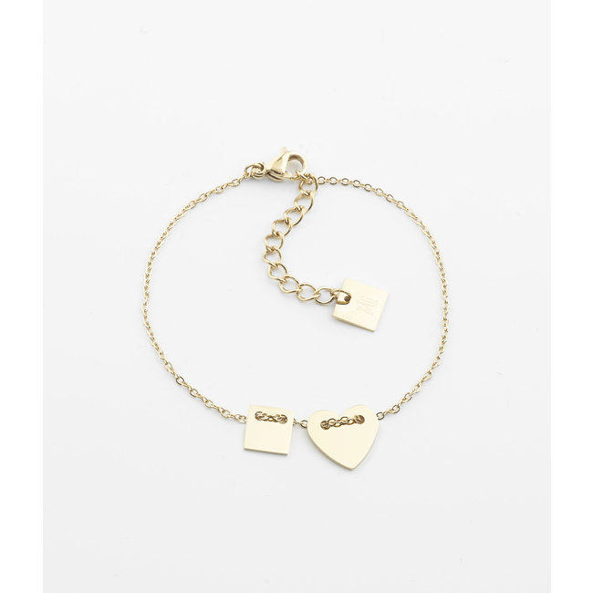ZAG  Bijoux Straal liefde uit met deze hart armband
