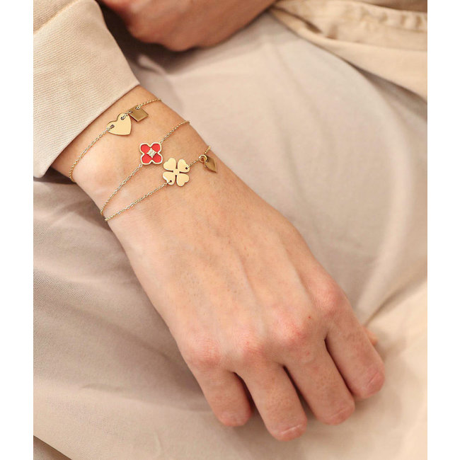 ZAG  Bijoux Straal liefde uit met deze hart armband