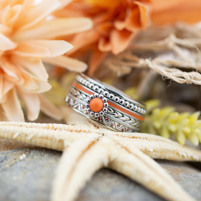 IXXXI Line koraal, roze paars, geel oranje