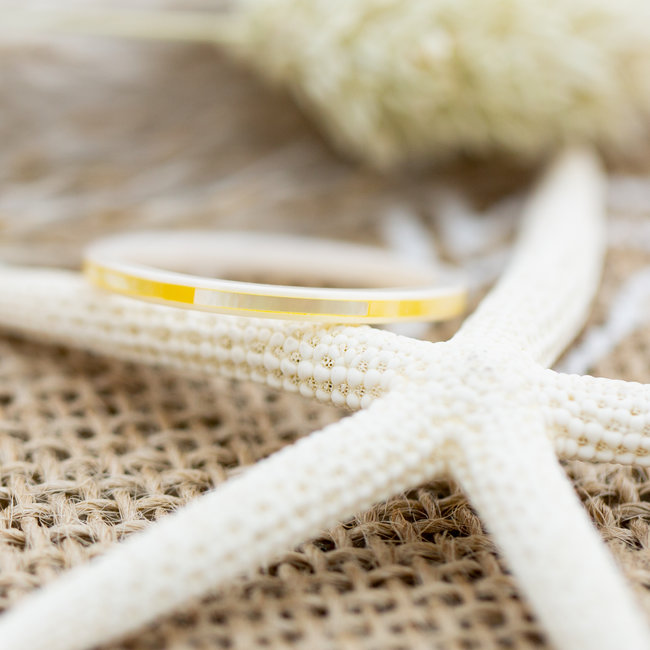 Vulring keramiek bond flare gele zand schelp