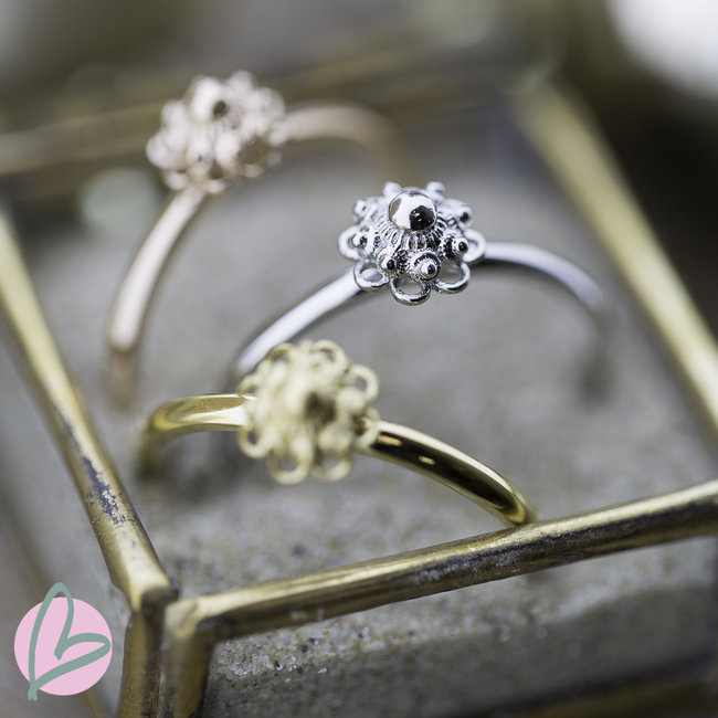 Exclusief bij Beadle: Zeeuwse knop ring van iXXXi 