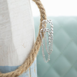 Day & Eve  Trendy brede schakeloorbellen